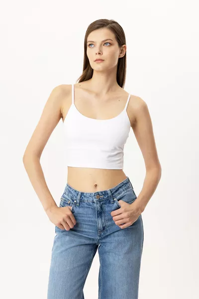 Икономичен комплект от 2 части  Brian Топ с тънки презрамки и памук