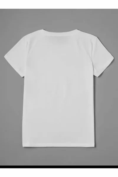 Basic-T-Shirt mit Leopardenmuster und Stern-Detail