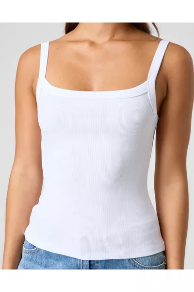 NOVELLE Тънка потник с тънки презрамки и рипс