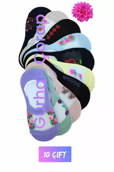  أزواج جوارب نسائية شفافة بتصميم شبكي