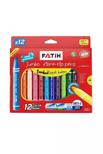 -Color Jumbo Felt Tip Pen 
