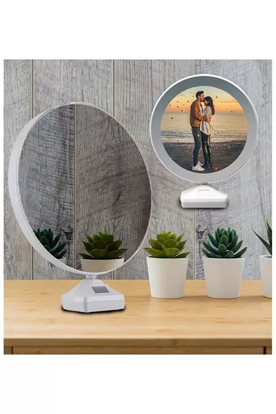 مرآة سحرية مضيئة LED مخصصة بالشخصية والصور