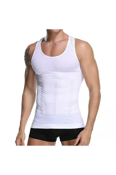 Men's Athletic Corset Waist Chest Belly Gynecomastia Shaper Posture Support