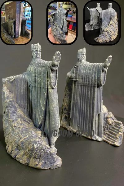 Подставка для книг в виде статуй Аргонаф, Фигурка Властелин колец, Аргонаф Букенд, 2 части (право, лево)