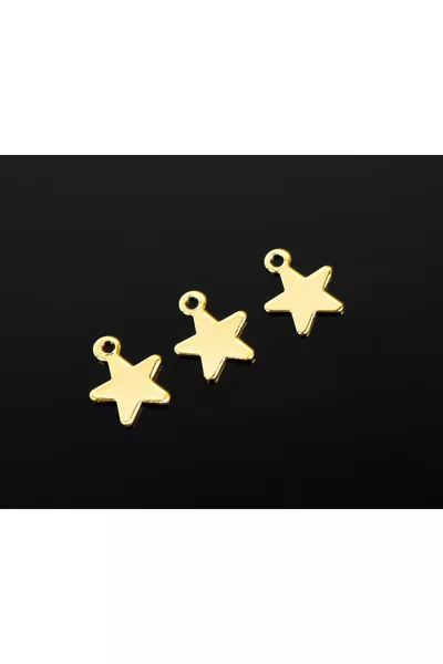  Stuks Goud Verguld, Niet Vergankelijk  mm Ster Patroon Pailletten Sieraadmateriaal Metaal Pailletten