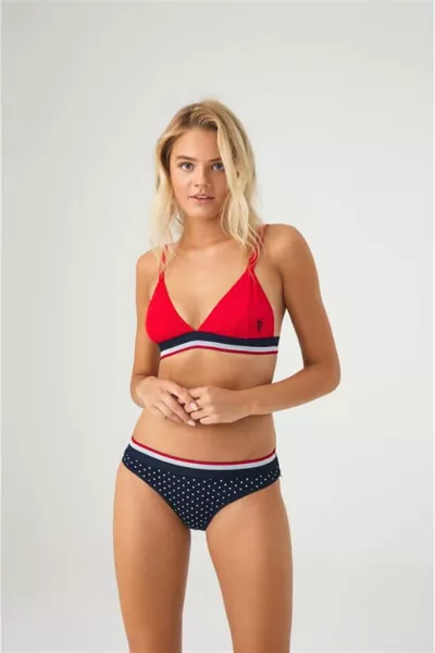 Women's White Polka Dot Bustier and Shorts Set