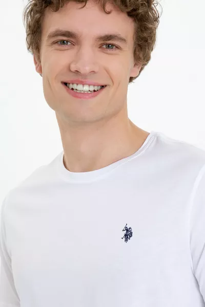 Мужская футболка с велосипедным вырезом