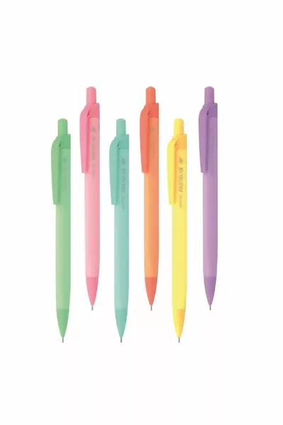 Механичен молив с твърдост 0.7 мм Pastel X - 6 броя / 