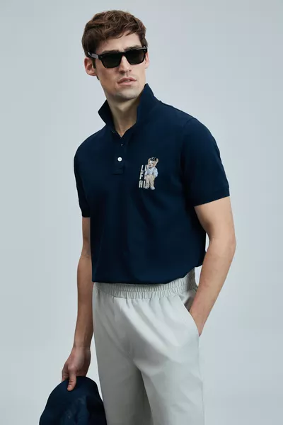 Best Smart Men's Polo Shirt Navy