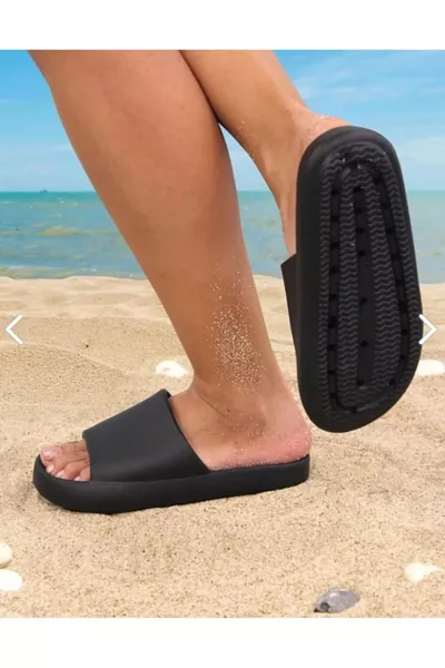 صنادل نسائية للشاطئ والمسبح والبحر يومية - للمنزل والحمام بنعل مضاد للانزلاق