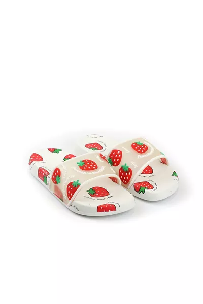 شبشب أطفال بنعل مانع للانزلاق بالفواكه لشاطئ وحمام السباحة