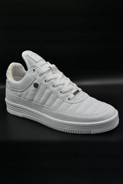 Wit -  Gestikt Unisex  Kleuren Dagelijks Schoenen