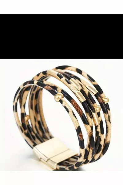 Гривна с леопардов принт