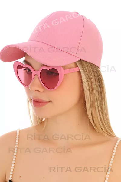 Унисекс регулираща се розова спортна шапка