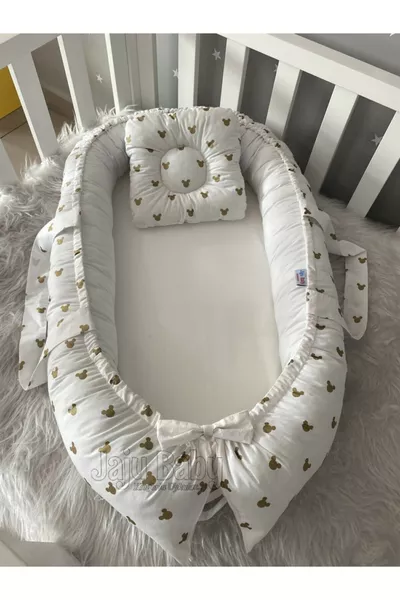Babynest Gold Design Lusso Jaju-babynest Lettino Laterale per Bebè