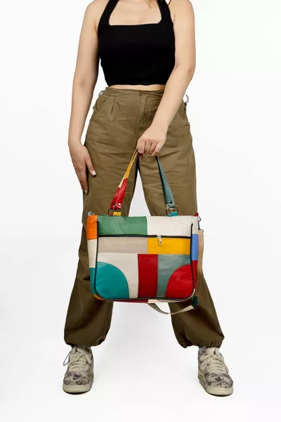 Echte Leren Tas Rugzak Schoudertas Handtas Postbode Tas