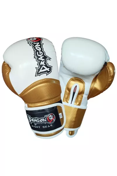 Carbon 5 Muay Thai Boxing and Kickboxing Gloves White OzDragonDo boxing gloves muay thai kickboxing