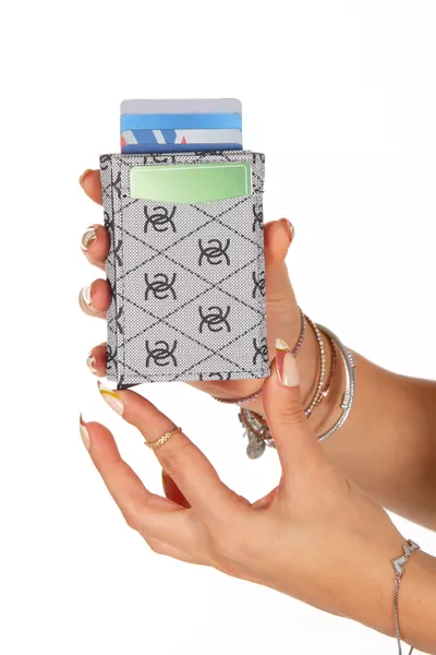 Unisex Rio Automatische Kaartportemonnee met Schuifmechanisme