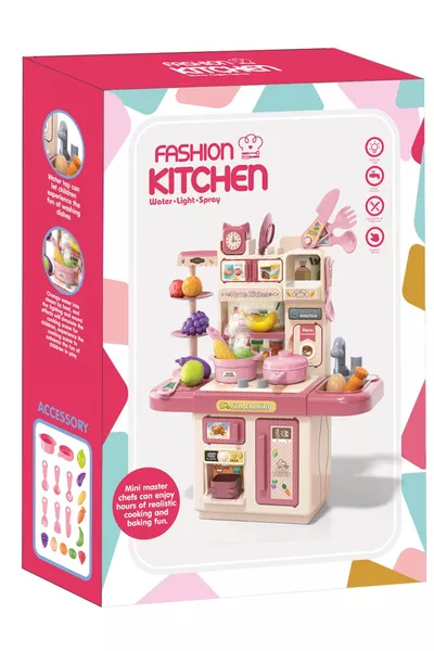 طقم مطبخ بصنبور بخاري مضيء