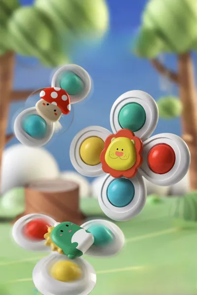 مجموعة مكونة من 3: كرة حيوانية مضيئة تصدر صوتًا خفيفًا - مجموعة ألعاب هدية للأطفال