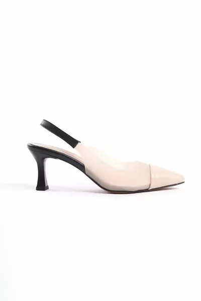  خنجر مفصل شفاف مفتوح الظهر للسيدات