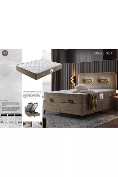 Zirve Bed and Base Set