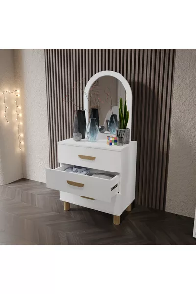 Lucia Bohem 3 Schubladen Kommode komplett aus MDF