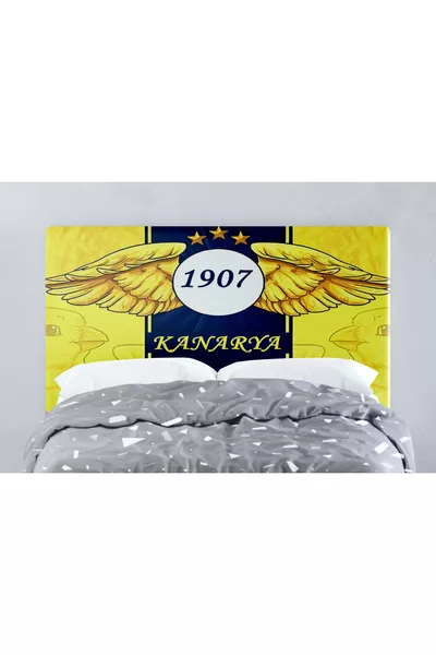 Housse de tête Baza Jaune et Bleu Marine Canari