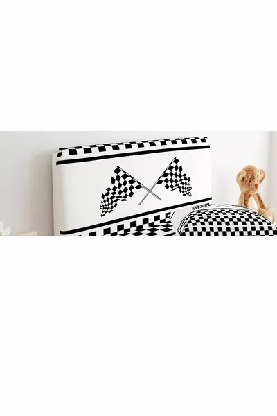 Basis Hoes voor Hoofdkussen met Racevlagpatroon