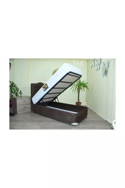 Bed Base Headboard Mattress Feather Coffee Metal Bed Base Full Medium Mattress * Handmade