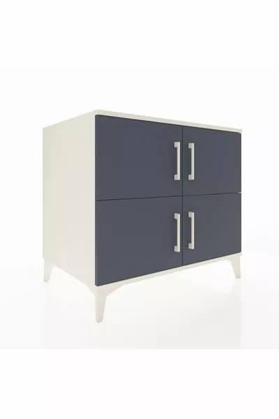 Kronos Şifonyer 3 Raflı 4 Kapaklı  Aytaşı-Antrasit