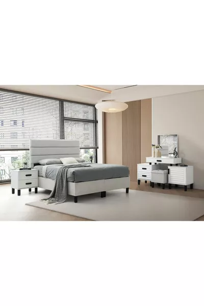 طقم غرفة نوم توروس مصنوع من MDF 100%