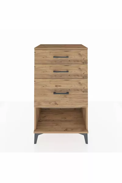 كومودين هايبريون بثلاثة أدراج - صنوبر