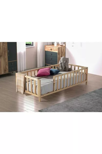 Pera Ahşap Montessori Karyola