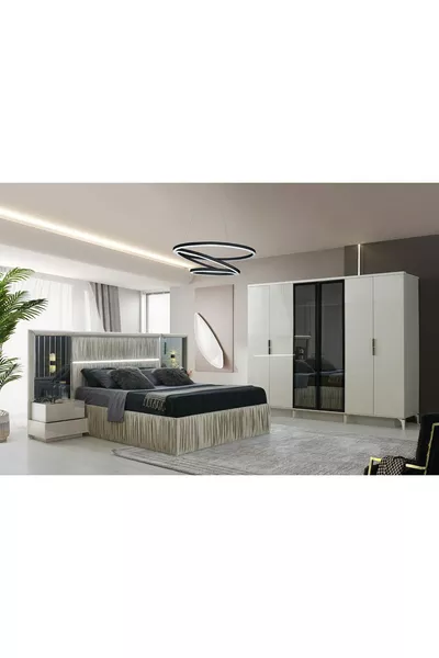 ADEN MDF-Based Bedroom Set