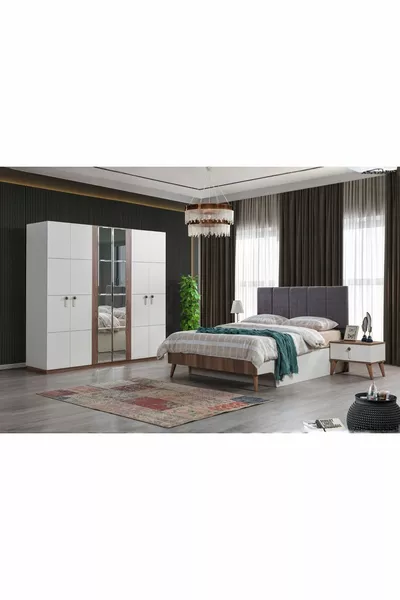 غرفة نوم لينيا بستة أبواب