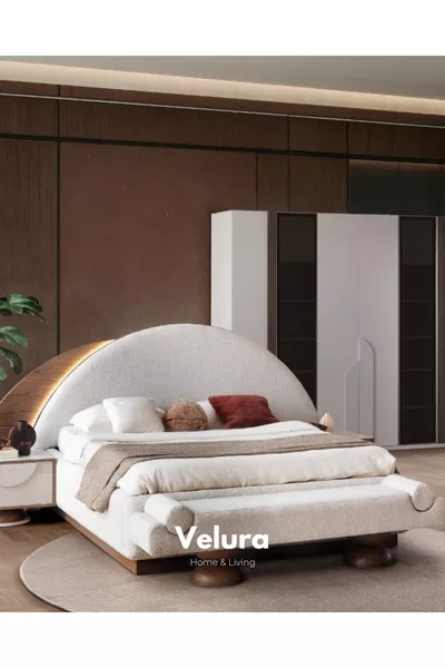 Ensemble de chambre à coucher Estella 6 portes