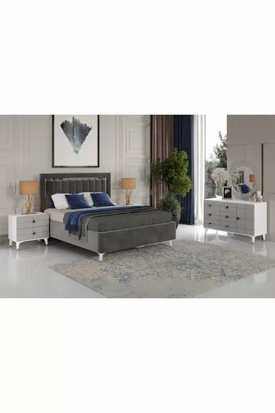 City Grey Yatak Odası Takımı