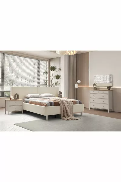 Mony Beige 5-Door Bedroom Set