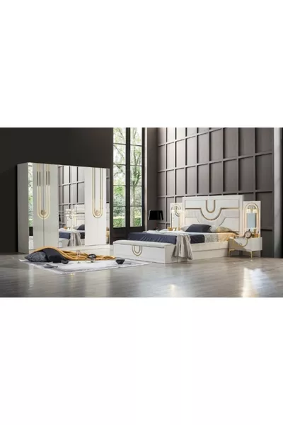Safir Aytaşı Bazalı Yatak Odası Takımı % Mdf