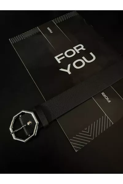 Octagonal Buckle Belt