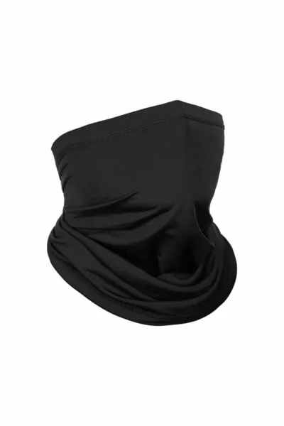 ياقة / بندانة / قبعة سوداء شتوية حرارية ووظيفية