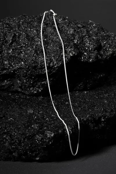 Gurmet Model Gümüş Zincir 1, Mm Genişlik