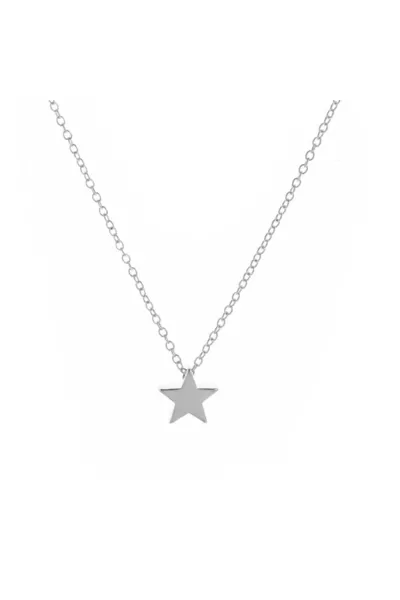 Silberfarbener Kombinations-Halskette Herzanhänger Sternanhänger Manschetten- und Nagelarmband mit Ohrringen - 