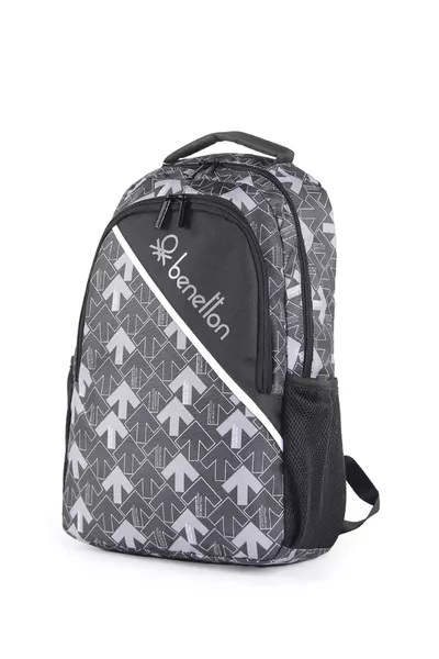 Doppeltes Schulranzen Schwarz Blau / 