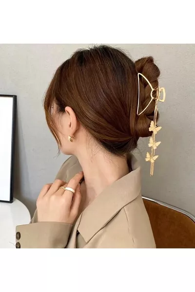 مشبك معدني للشعر كبير الحجم