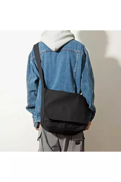 Postacı Çanta - Siyah