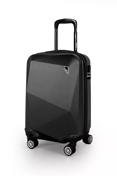 Diamond Model Black Cabin Size Suitcase