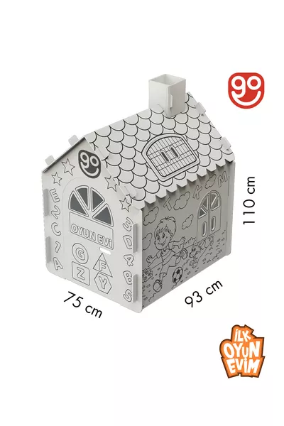 منزلي الأول للعب XXL بيت نشاط من الكرتون القابل للتلوين بيت التلوين Shopist