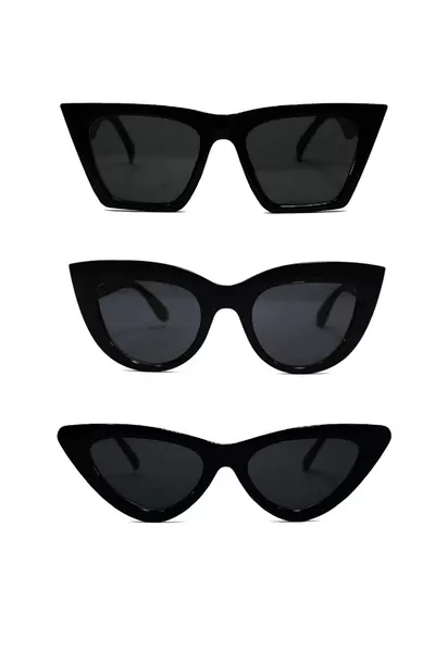 New Season Unisex Sunglasses 3-Piece Set